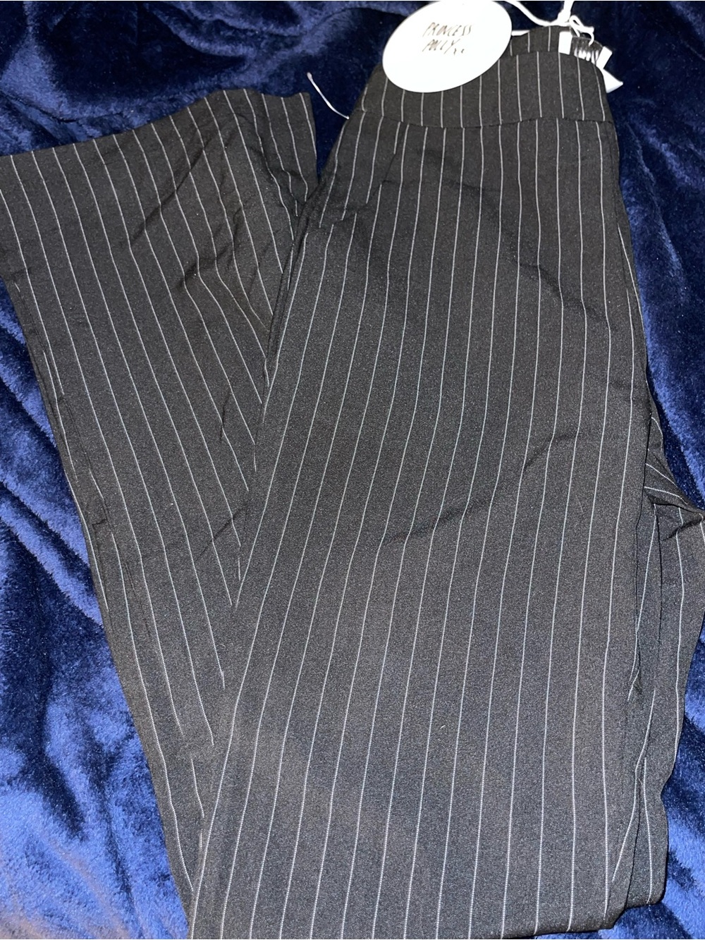 Princess Polly Black Pinstripe Pants